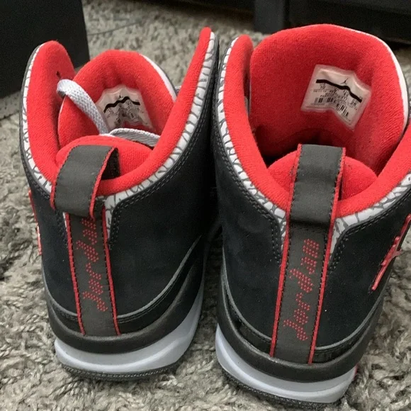 Jordan SC-2 Bred, blk/red, sz10 - Picture 2 of 6